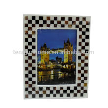 Hot Sale pen shell and freshwater shell mixed photo picture frame